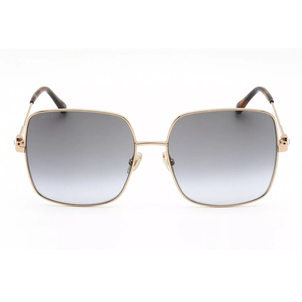 NWT [Jimmy Choo] LILI Women’s Sunglasses Black Gold with Case